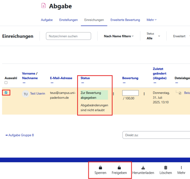 Datei:Moodle Aufgabe Einreichungen sperren und freigeben.png