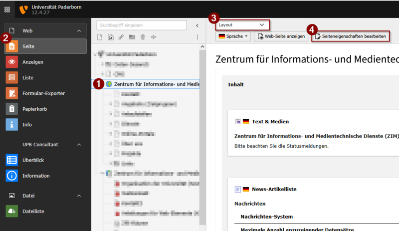 Datei:Screenshot TYPO3 - Webseitenueberpruefung und Qualitaetssicherung Seiteneigenschaften.png