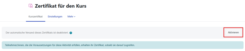 Datei:Kurszertifikat Automatischen Versand aktivieren.png