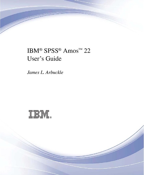 Datei:Datei Software IBM SPSS Amos User Guide-22.pdf
