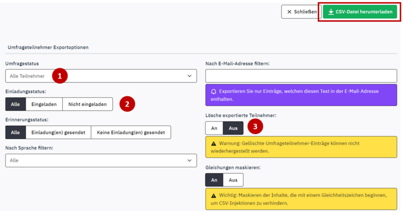 Datei:Limesurvey Export TN Liste.png