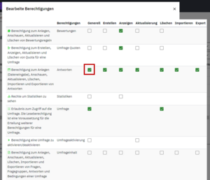 Limesurvey Umfrageberechtigungen setzen.png