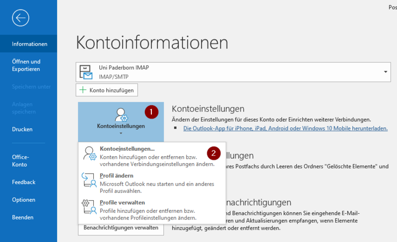 Datei:Screenshot Outlook19 Accounteinstellungen.png