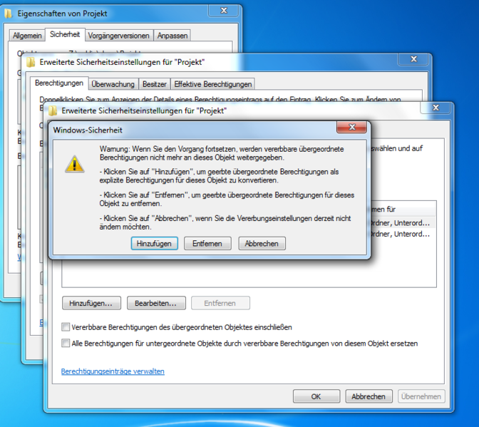 Datei:Screenshot Netzwerkspeicher Rechtevergabe im Netzwerkspeicher mit gemeinsamen Arbeitsbereich 7.PNG