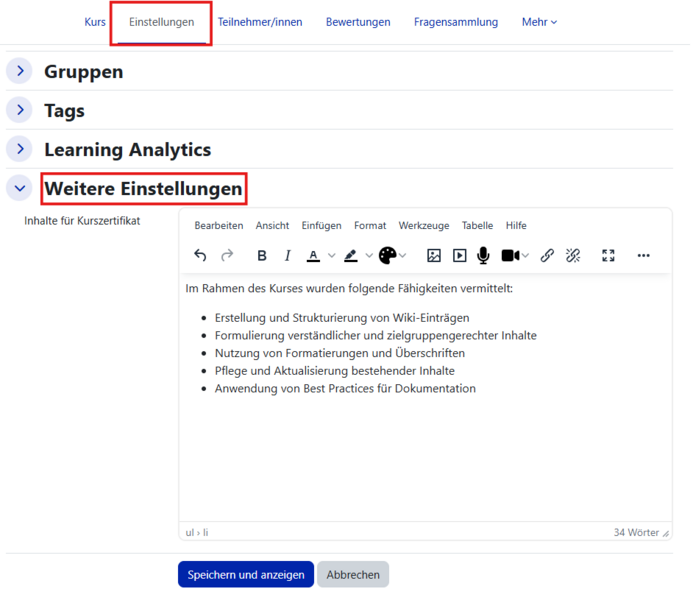 Datei:Kurszertifikat Zertifikatsinhalt hinzufügen.png